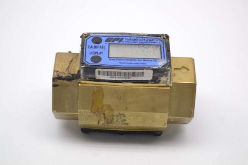 GPI G2315N09GMB INDUSTRIAL B15N GRADE DIGITAL 1-1/2 IN WATER FLOW METER B429193