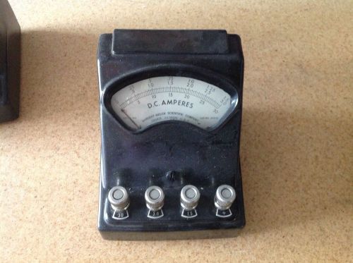 Sargent-Welch Scientific DC Amperes Desktop Meter Cat. No. 3031Q