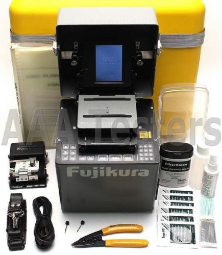 Fujikura FSM-30S SM MM Fiber Fusion Splicer w/ CT-07 Cleaver FSM30S