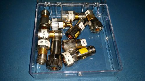 Pasternack, Amphenol Assorted APC-7 to N &amp; Adapters Lot Qty 10