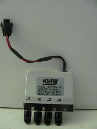 KMW POWER SPLITTER KSW2202AL001 20-32VDC FREQUENCY DC-1GHZ