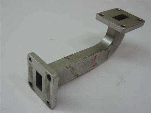 Aluminum WR62  H-Plane Bend Waveguide