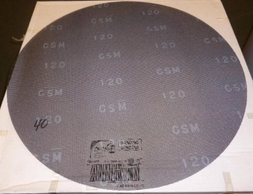 (10) Premiere Pads 5020 SANDING SCREENS 20&#034; Diameter 120 GRIT wood floor scuff