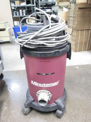 Minuteman C82907-00 Bio-Haz Vacuum 6 Gallon Capacity 2&#034; Hose Inlet 115VAC 10A