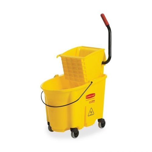 Rubbermaid Commercial Prod. Mop Bucket/Wringer Combination, 26/35 Qu [ID 152395]