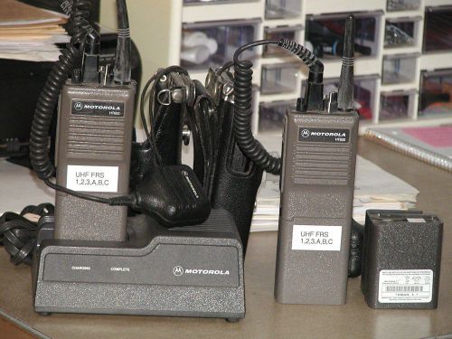 MOTOROLA HT600 UHF RADIOS total of two