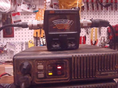 Motorola maxtrac 50 mobile radio VHF model D43MJA7304BK 2 CH 45 WATT