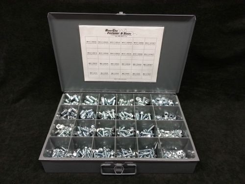 Metric J.I.S. Flange Nut &amp; Bolt / Screw Assortment Kit M6, M8, M10 &amp; M12 760 pcs