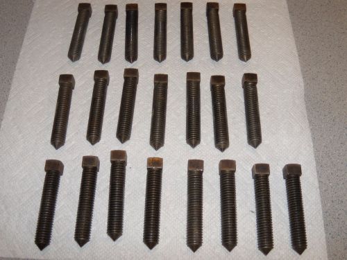 (4) Set Screws 1/2-13 x 2 1/2 Sq. Hd. -Case Hardened Brighton