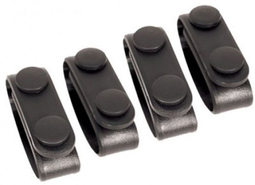 New! Authentic! Blackhawk Molded Belt Keepers (set of 4) - Black 44B300BK