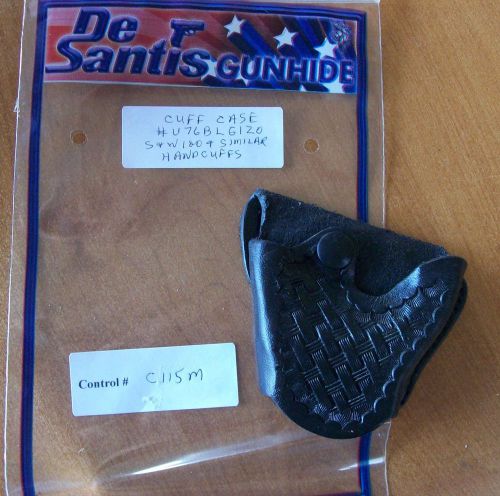 Desantis u76 leather basketweave off/on duty cuff case factory blem sale c115m for sale