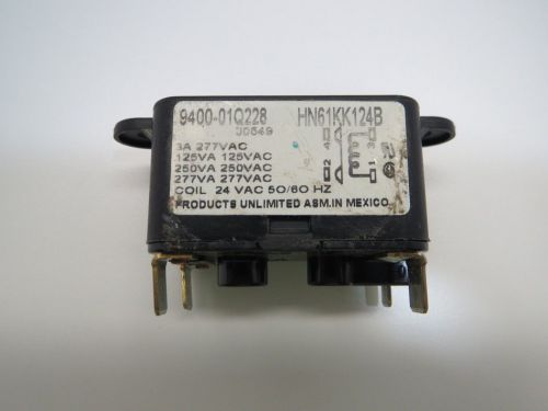 Furnace Relay 9400-01Q228 HN61KK124B D0694 3 A 277 VAC 940001Q228