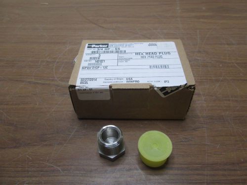 PARKER HEX HEAD PLUG NPTF 3/4 HP-SS NEW