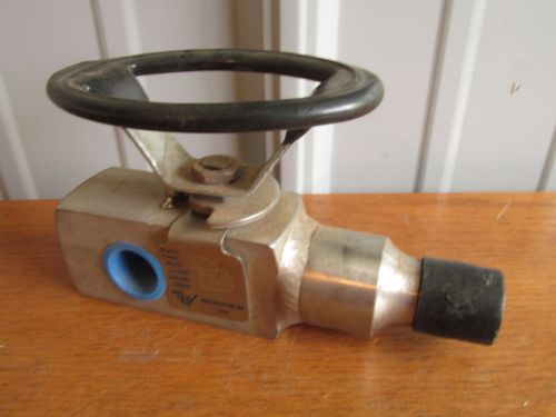 TBV SS 2000 wog BALL VALVE 1/2&#034; NPT stainless #36L36-UT (RW-80)