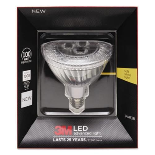 3m RRPAR38B3 Led Advanced Light Bulbs Par-38, 100 Watts, Warm