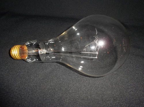 Vintage Sylvania 300 watt 130 volt Clear Glass Extended Service