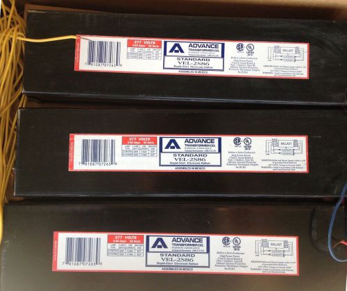 Lot of 6  new ADVANCE  VEL-2S86 F96T8 BALLAST