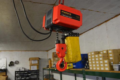 Pierce heavy duty chain hoist 1 ton 9.8&#039; lift (ps6582k) for sale