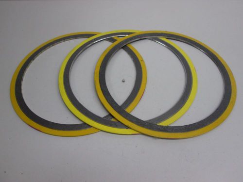 LOT 3 NEW FLEXITALLIC 150 ASME B16.20 304/FS 10IN SPIRAL WOUND GASKET D267310