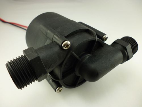 Brushless Inline Mini Centrifugal Micro Water Fluid Pump 12 VDC 230 GPH DM12H12