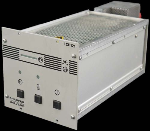Pfeiffer tcp-121 turbo molecular vacuum pump controller +tcs-303 manifold module for sale