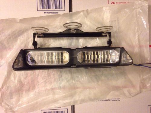 Whelen dual avenger avns2 linear super led dash | deck clear lens new | sync !! for sale