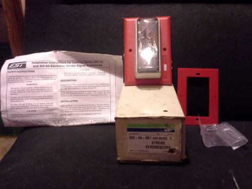 Edwards est 202-7a-001 indoor/outdoor strobe 24-20 vdc fire alarm for sale