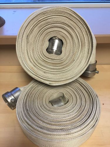 Lot of 2  fire hoses 50 ft each 1.5 inch for sale