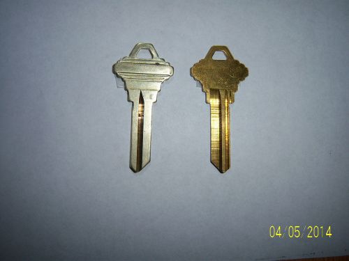 2 Schlage 6 Pin &#034;E&#034; Key Blanks