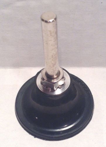 2&#034; Roloc Type Holder Only with 1/4&#034; Shank for Die Grinder disc Holder