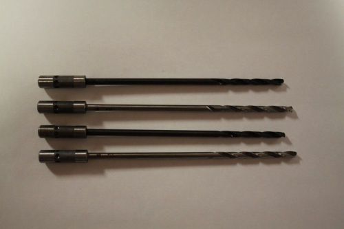 8 NEW drill bits-6ea #20 x 6&#034; LQC &amp; 2ea 7/32 x 6&#034; LQC AMERICAN MADE!