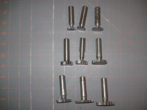 lot of 9 t slot cutters