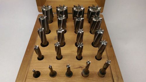 Weldon Jig Borer Reamer 21 Piece Set Sizes 1/8&#034; to 1&#034;