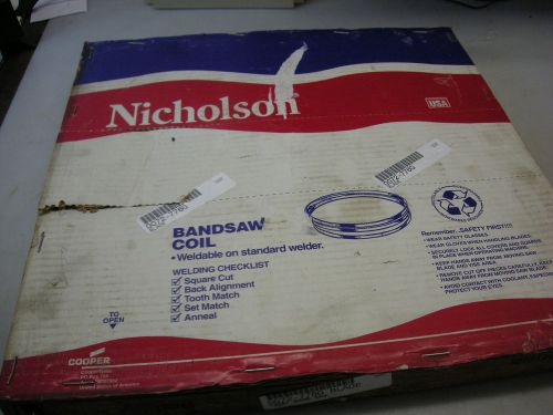 150&#039; Roll of Nicholson Band Saw Blade Stock 1-1/4&#034; .050&#034; Thich 4 Teeth/inch