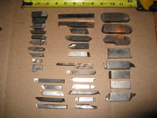 Lot set 36 High Speed tool bits