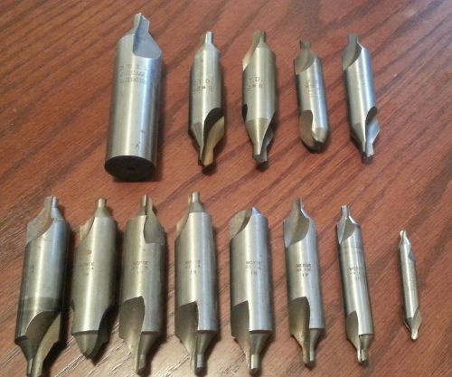 Set of 13 Vintage HSS Countersink Machinist Bits - Morse - Chicago Latrobe