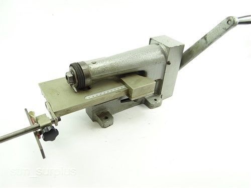 HAND CRANK OPERATED MARKING MACHINE 5&#034; THROAT RACK &amp; PINION FENCE