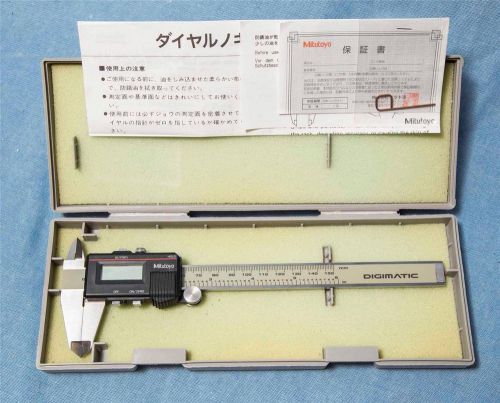 Mitutoyo Digimatic Caliper Range 0 6&#034; Digital Precision Measurement