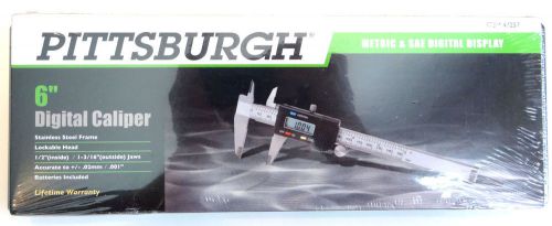 Pittsburgh 6&#034; Digital Caliper METRIC/ SAE Digital Display BRAND NEW NEVER OPENED