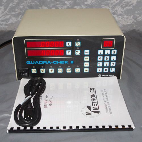 One year warranty on nice metronics quadra-chek qc-ii dro for acu-rite scales. for sale