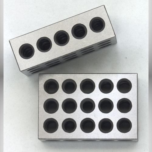 1-2-3 Precision Steel Block -- 23 Hole -- 2 Pc Set