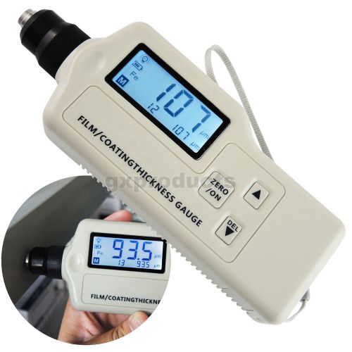 Coating thickness meter 1800µm digital tester gauge magnetic induction technique for sale