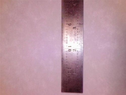 Vintage 12&#034; Machinist Rule The Starrett Co. Athol Mass. # 603 Tempered #4 Rare