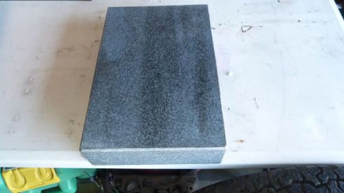 18 X 12 X 4 BLACK GRANITE INSPECTION PLATE STARRETT (?) VERY NICE PERFECT