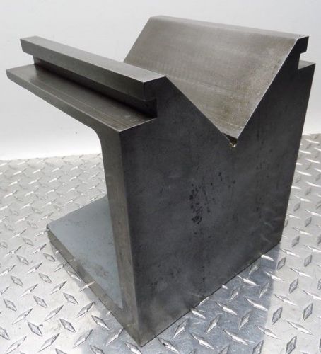 6&#034; CAPACITY HEAVY DUTY V BLOCK / ANGLE PLATE 8-3/8&#034; x 9-1/8&#034; x 10&#034;