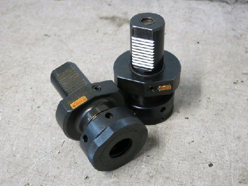 2 SANDVIK COROMANT VDI-40-SHANK COLLET CHUCKS FOR TG100 COLLETS