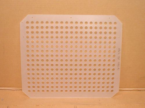 Lot of 10 12-5/8&#034; X 10-7/8&#034; X 1/16&#034; Plastic Sheet 304 Holes X 3/8&#034;ID Part Holder