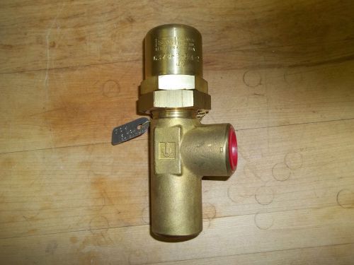 PARKER BRASS PRESSURE CONTROL VALVE 637B-3-3/4-2JW  SET AT 90 psi 3/4&#034; FNTP PORT