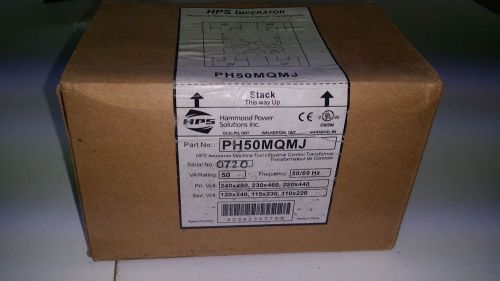 HAMMOND - CONTROL TRANSFORMER 50VA 1 PHASE, PART # PH50MQMJ