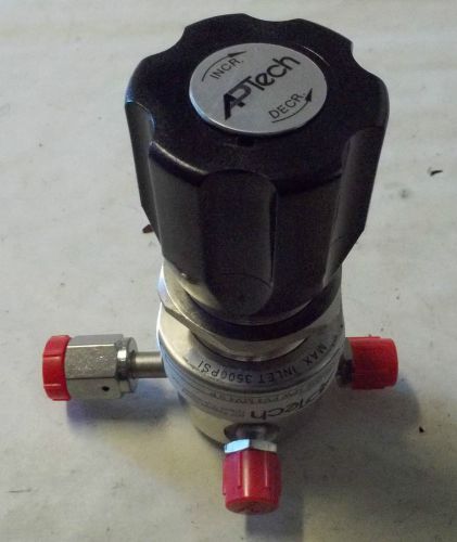 APTECH AP1002S 3PW FV4 MV4 0 P PRESSURE REGULATOR MAS INLET 3500 PSI